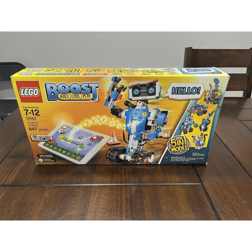 LEGO Boost 17101 Creative Toolbox Robot Coding STEM Set Build Code PlayREAD DESC